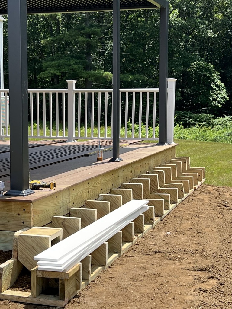 Deck Construction in Progress - Support Structure