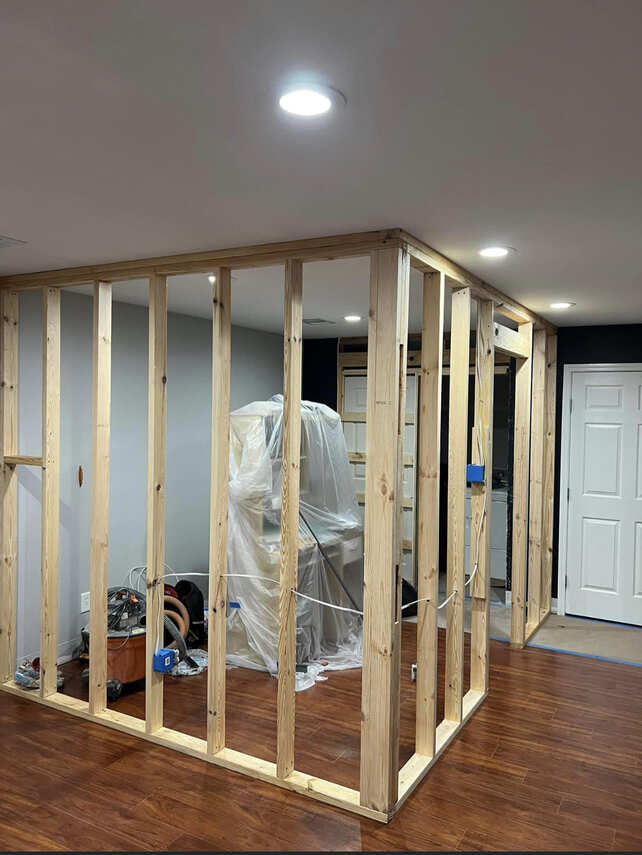 Interior Wall Framing Construction