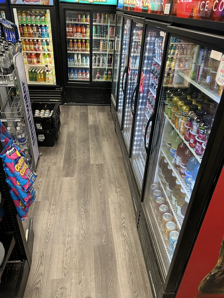 Commercial Flooring Installation in Retail Store